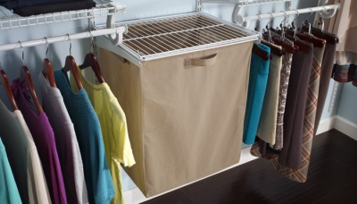 38114 - ShelfTrack Fabric Laundry Hamper With Frame